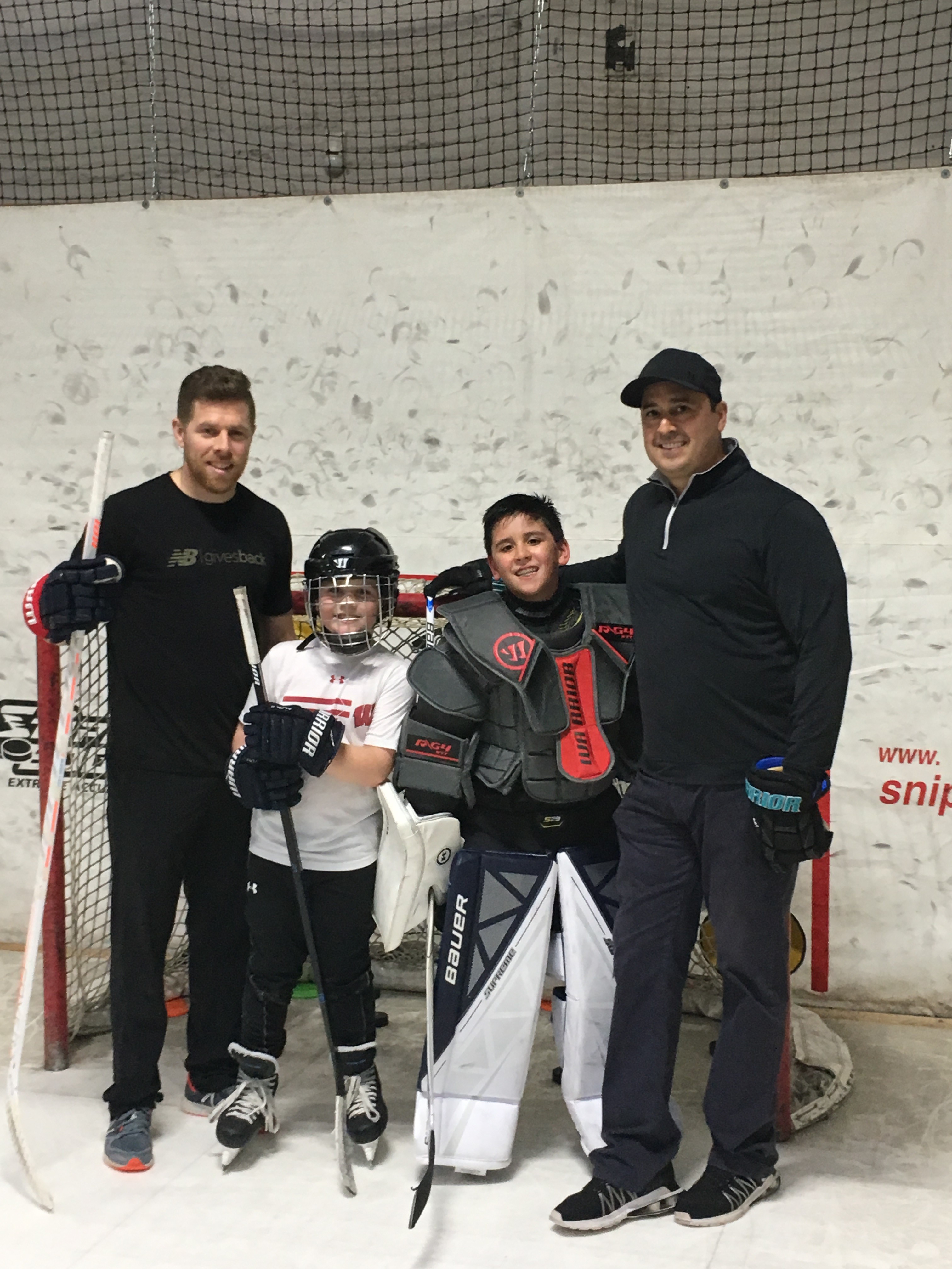 Joe Pavelski spends some quality father-son time training at Extra Hour